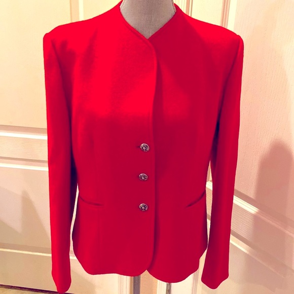 70’s Red Wool Blazer by Evan Picone main image 0